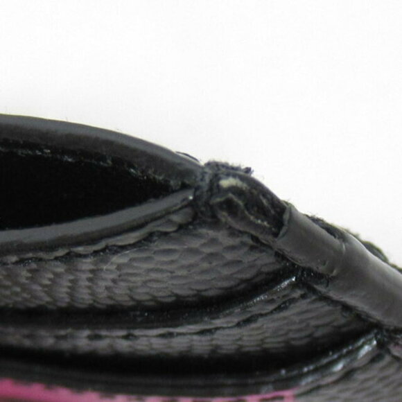 Saint Laurent Yves leather Wallet pink black or - Picture 7 of 10